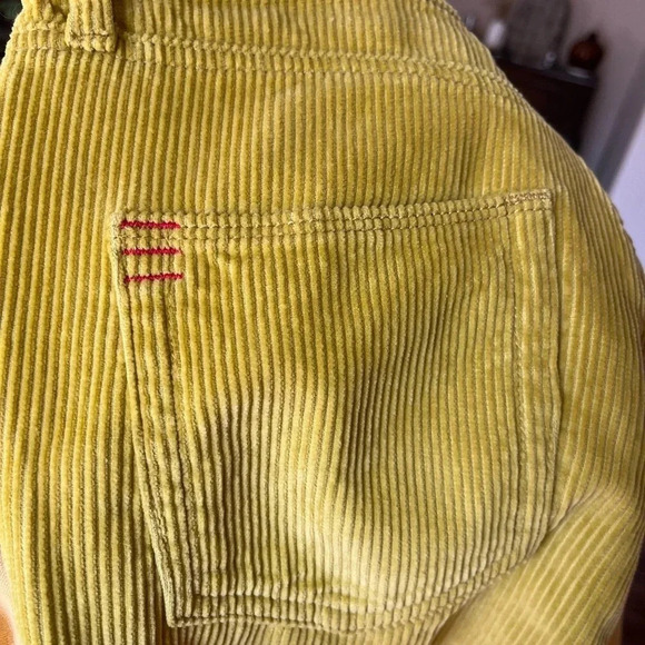 BDG Urban Outfitters Mustard Yellow Corduroy Mom Jeans- Size 28 - Picture 3 of 12